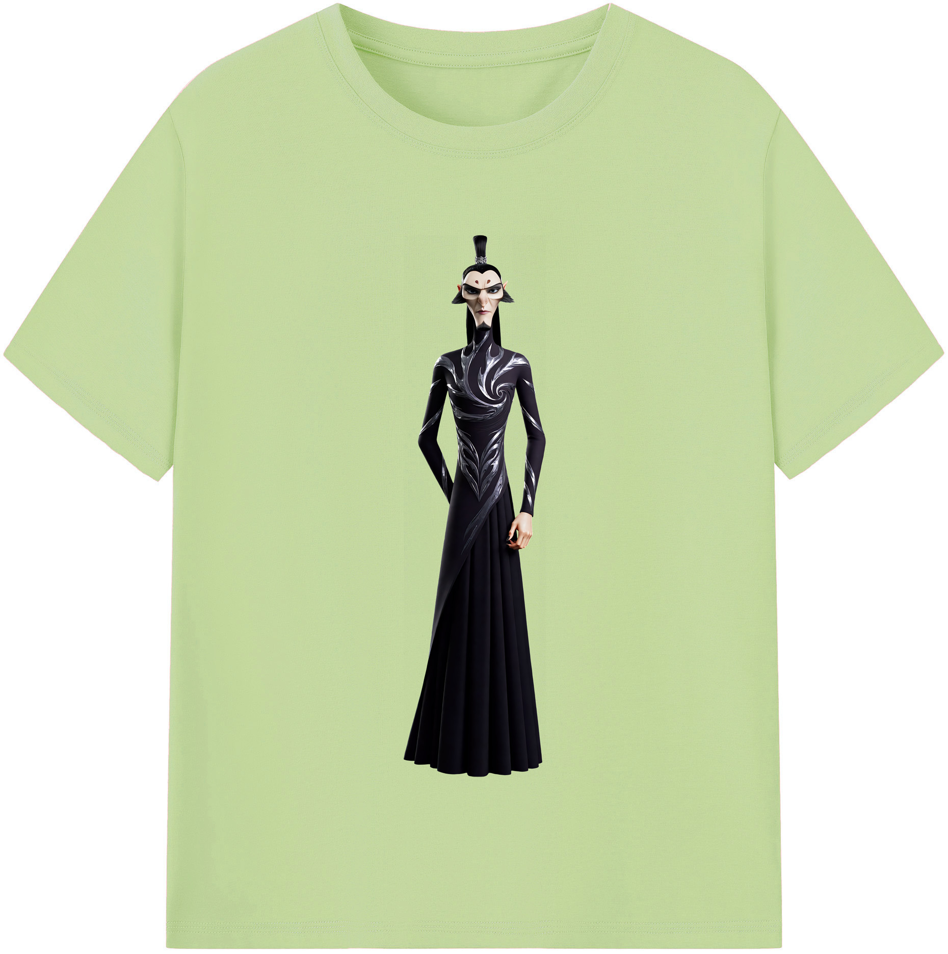 （画像用） Ne Zha 2 ナタ 魔童の大暴れ 綿100％半袖Tシャツ（フロントプリント）